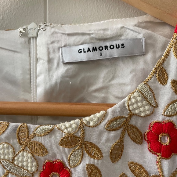 ASOS Embroidered Brocade Shift Dress - Picture 3 of 3